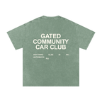 Snow Washed Slogan Tee - Light