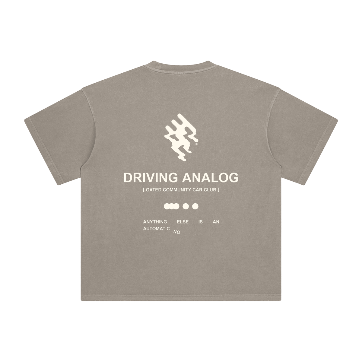 Enzyme Washed Analog Driving Tee - Light