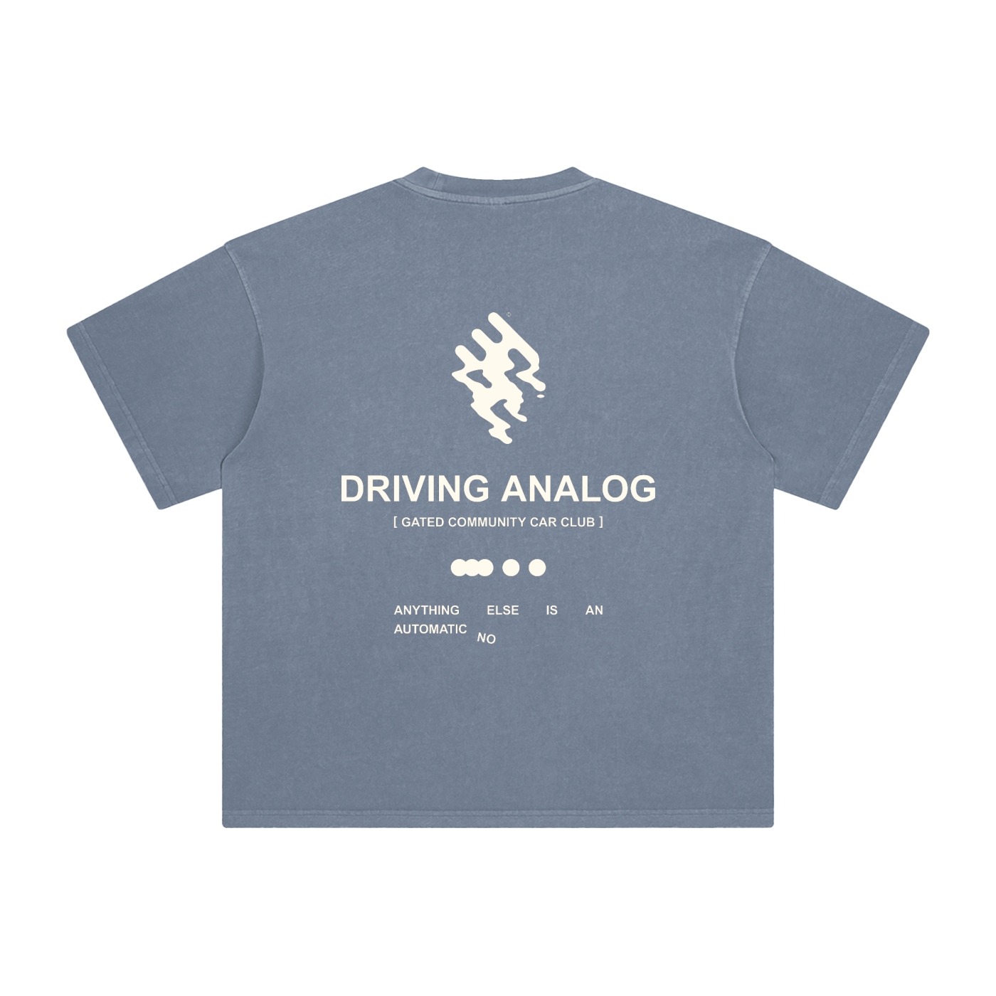 Enzyme Washed Analog Driving Tee - Light