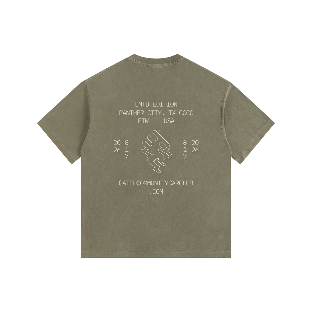 Vintage Washed Blueprint Tech Tee - Light