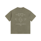 Vintage Washed Blueprint Tech Tee - Light