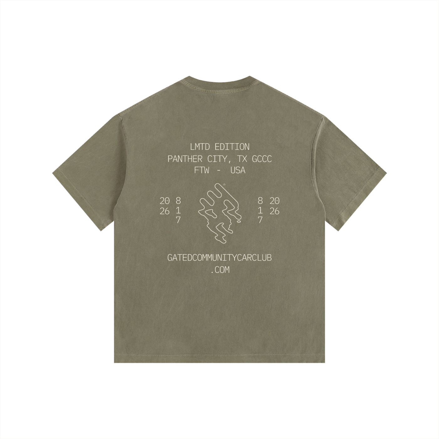 Vintage Washed Blueprint Tech Tee - Light
