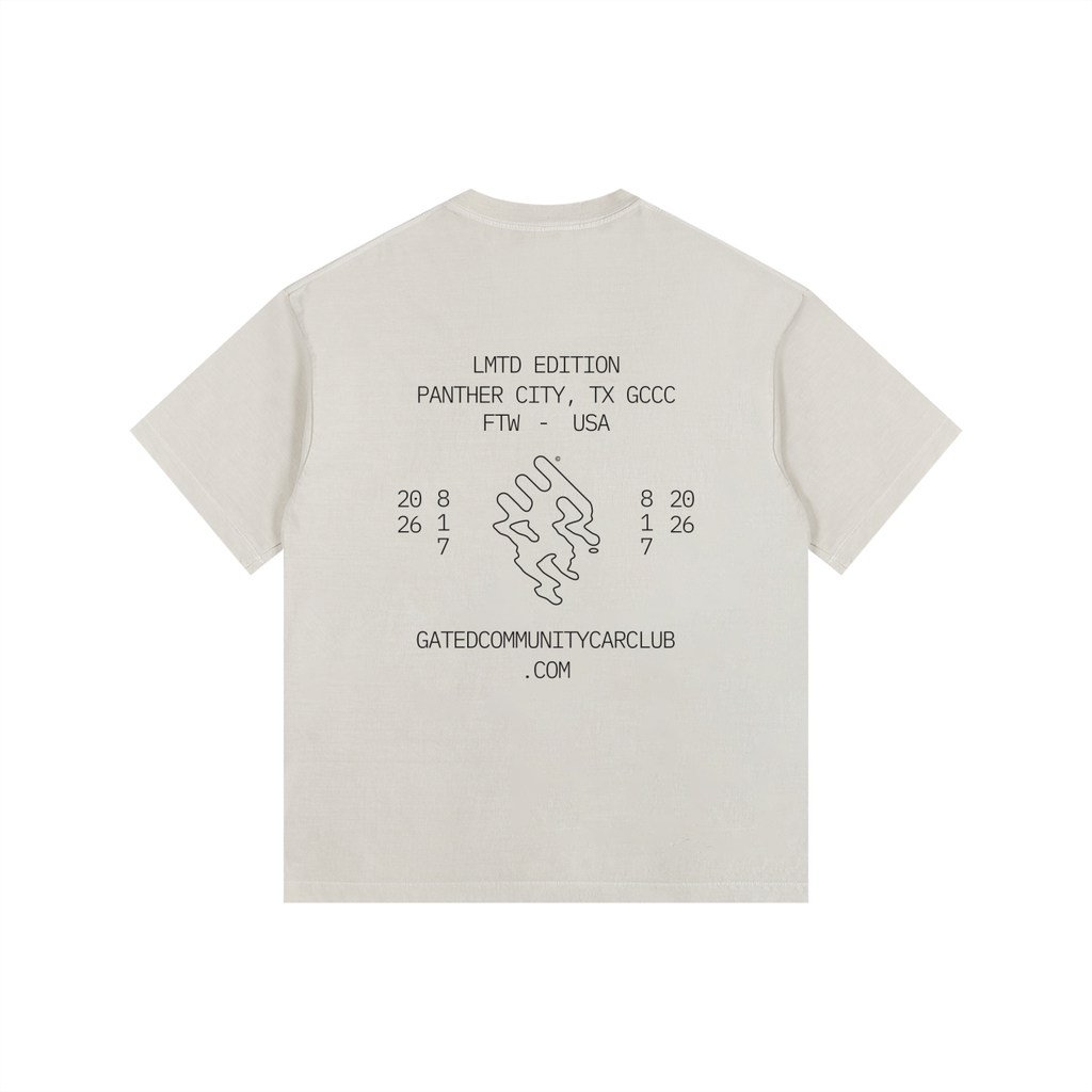 Vintage Washed Blueprint Tech Tee - Dark