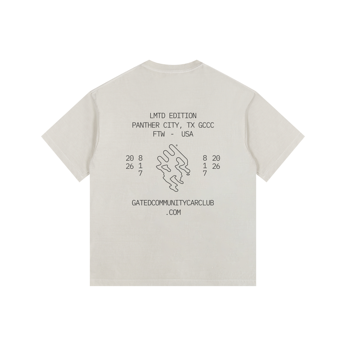 Vintage Washed Blueprint Tech Tee - Dark