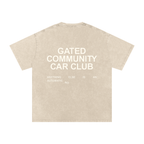 Snow Washed Slogan Tee - Light