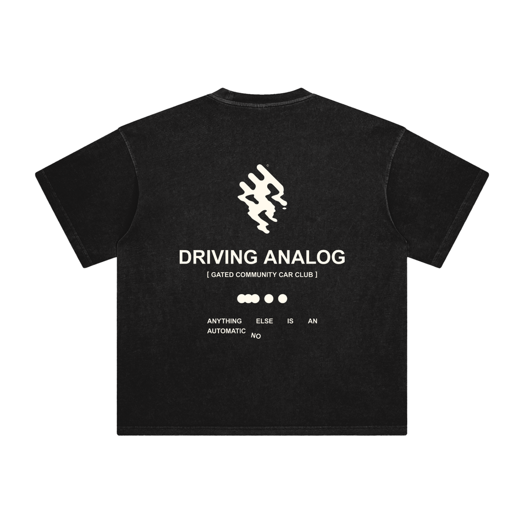Enzyme Washed Analog Driving Tee - Light