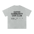 Snow Washed Slogan Tee - Dark