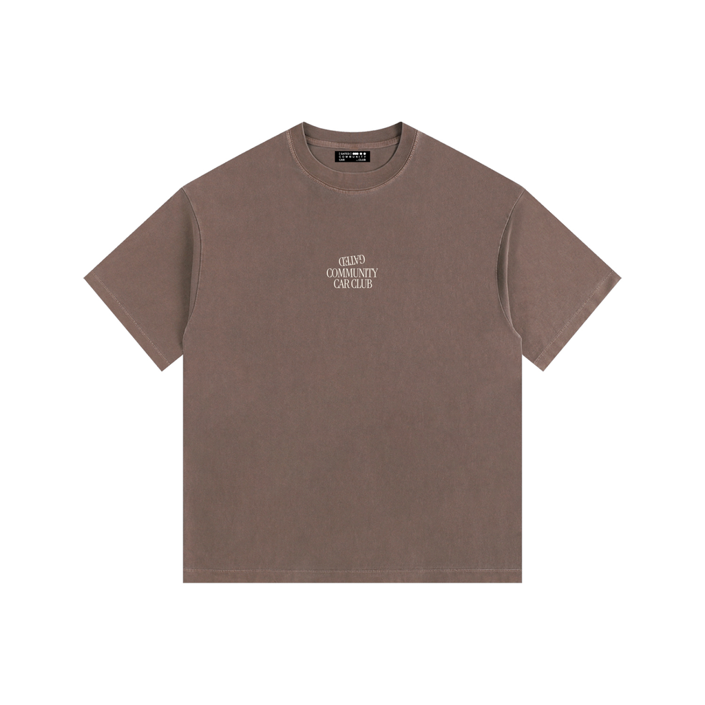 Vintage Washed Heritage Emblem Tee - Light