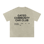 Snow Washed Slogan Tee - Dark