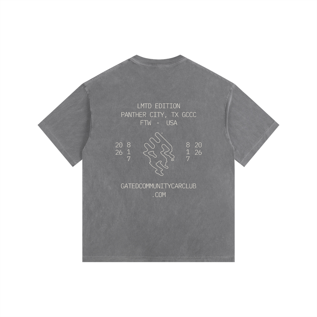 Vintage Washed Blueprint Tech Tee - Light