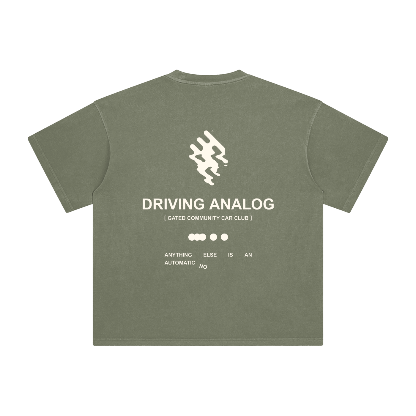 Enzyme Washed Analog Driving Tee - Light