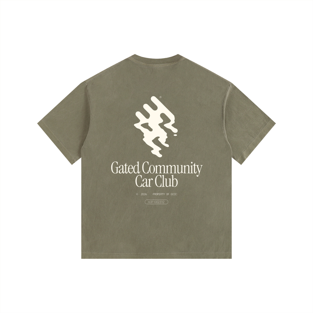 Vintage Washed Heritage Emblem Tee - Light