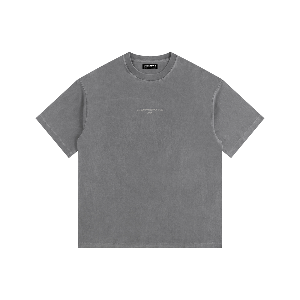 Vintage Washed Blueprint Tech Tee - Light