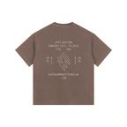 Vintage Washed Blueprint Tech Tee - Light