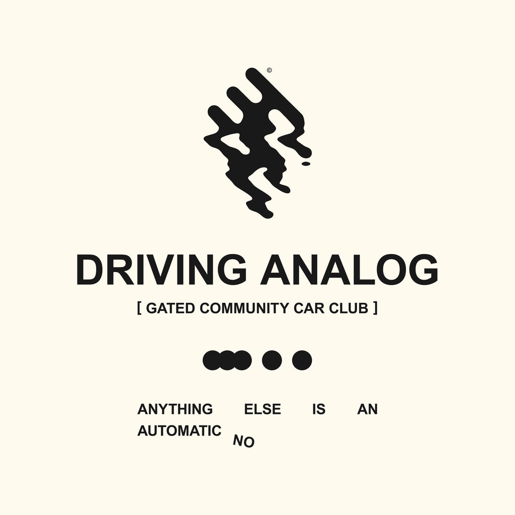 Enzyme Washed Analog Driving Tee - Dark