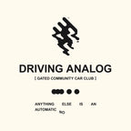 Enzyme Washed Analog Driving Tee - Dark