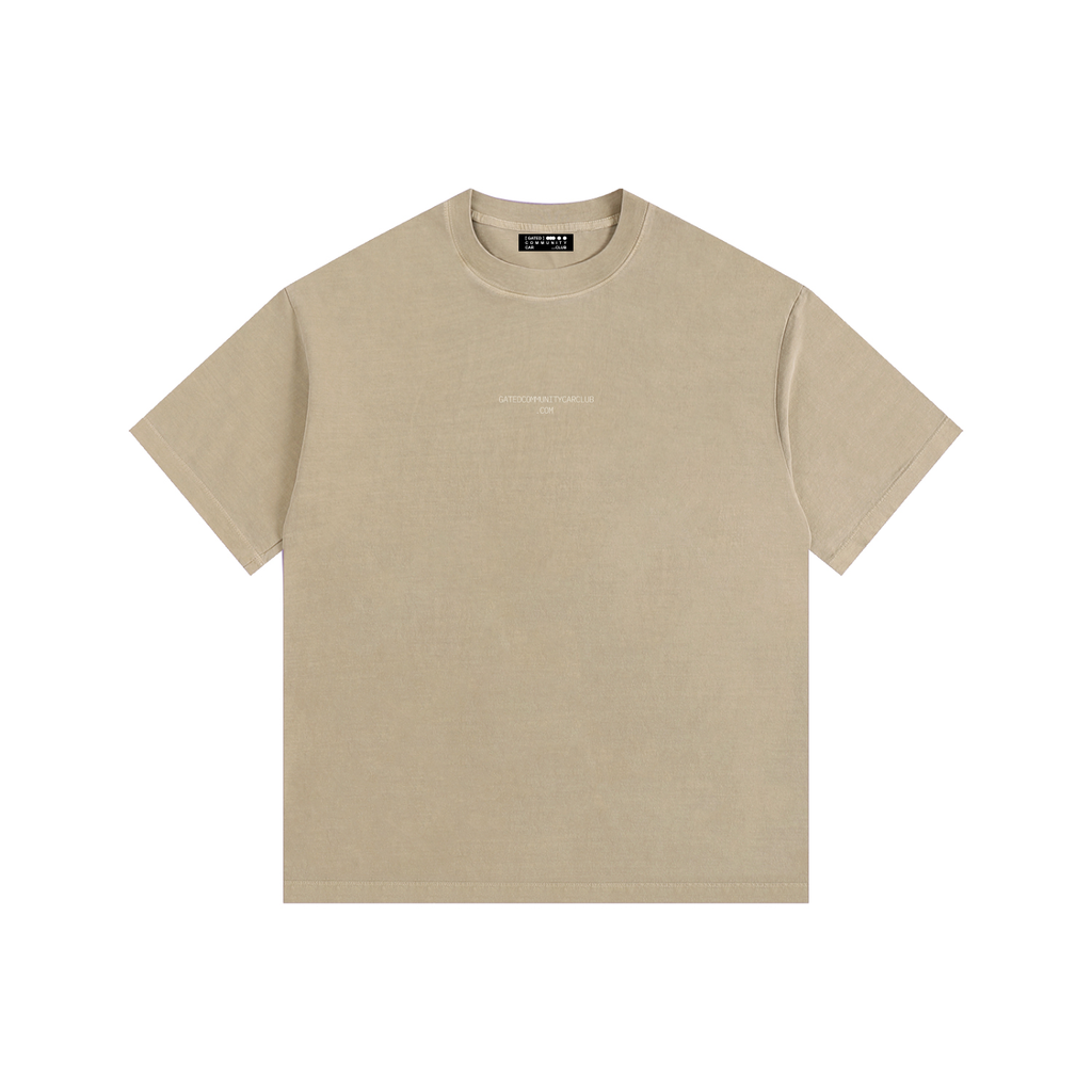 Vintage Washed Blueprint Tech Tee - Light