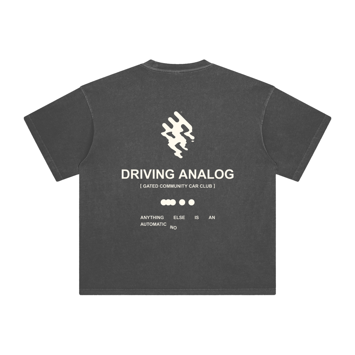 Enzyme Washed Analog Driving Tee - Light