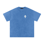 Snow Washed Slogan Tee - Light
