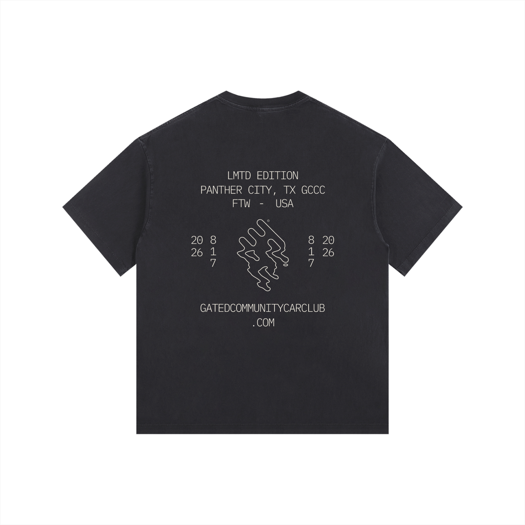 Vintage Washed Blueprint Tech Tee - Light