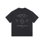 Vintage Washed Blueprint Tech Tee - Light