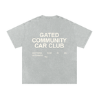 Snow Washed Slogan Tee - Light