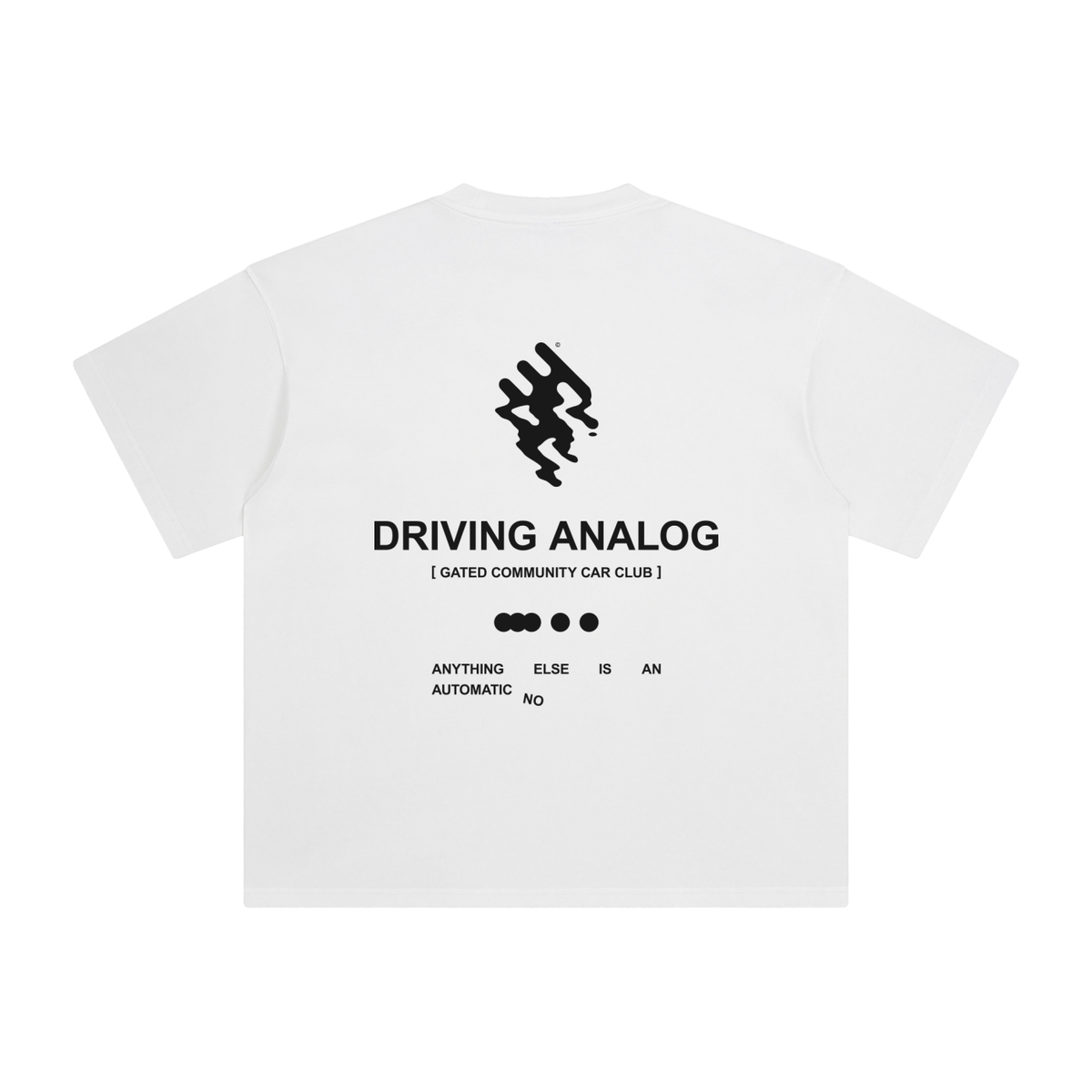 Enzyme Washed Analog Driving Tee - Dark
