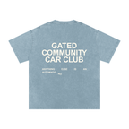 Snow Washed Slogan Tee - Light