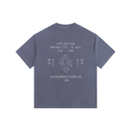 Vintage Washed Blueprint Tech Tee - Light